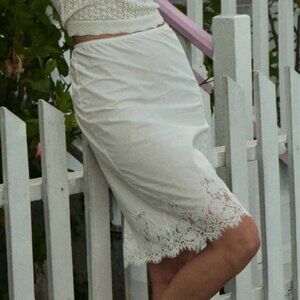 Doen Melanie Skirt in Sea Salt - XL